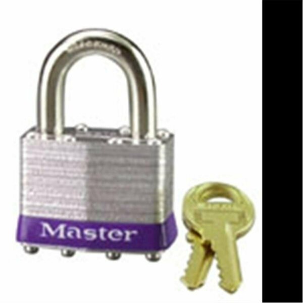 Master Lock 3KA 0.75 in. Shackle Laminated Padlock Keyed Alike, 6PK 71649027437